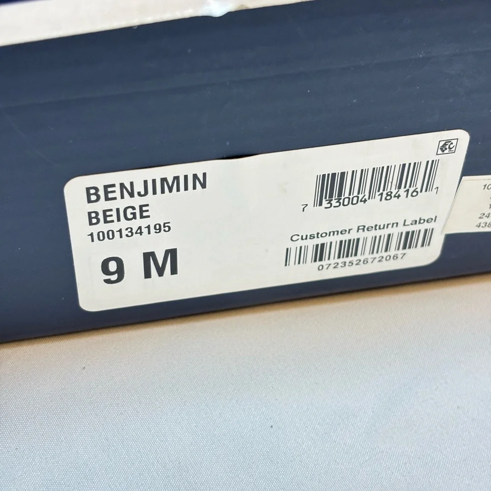 Club Room “Benjamin”‎ Oxford Dress Shoes | Men’s 9M | Beige | Classic & Stylish